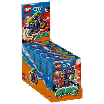 LEGO® City - Wheelie kaszkadőr motorkerékpár (60296)