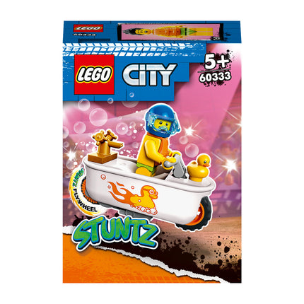 LEGO® City - Fürdőkádas kaszkadőr motorkerékpár (60333)