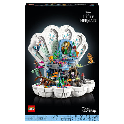 LEGO® Disney™ - A kis hableány királyi gyöngykagylója (43225)