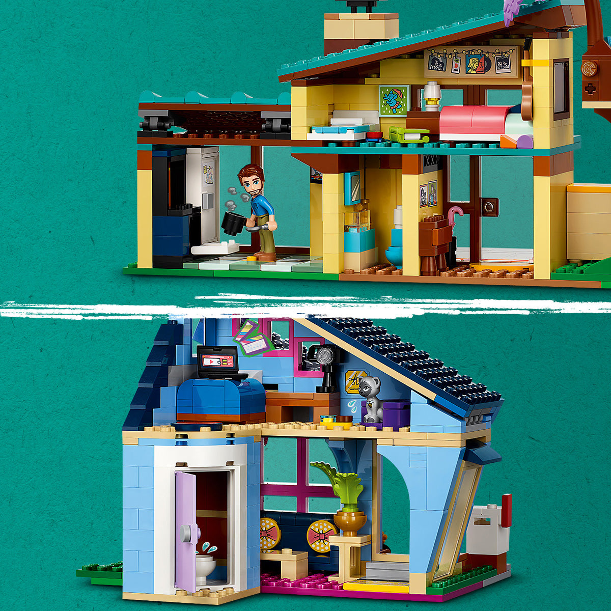 LEGO® Friends - Obiteljske kuće Ollyja i Paisley (42620)