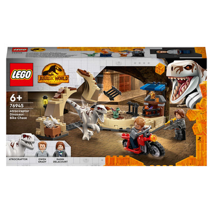 LEGO® Jurassic World - Atrociraptor dinoszaurusz: Motoros üldözés (76945)