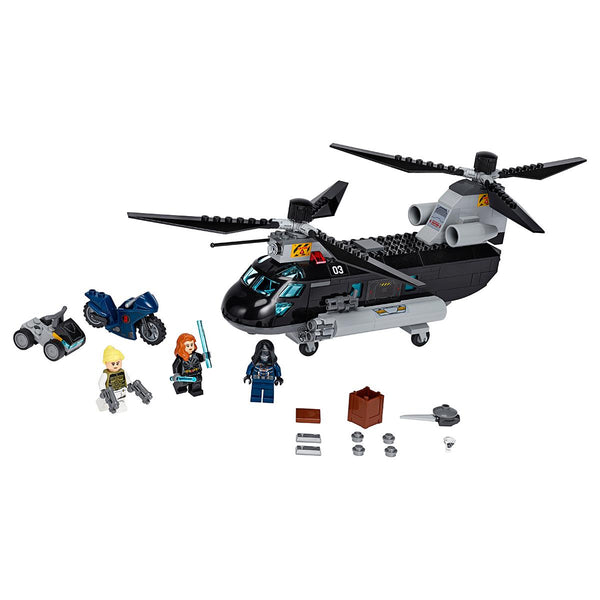 LEGO® Marvel - A Fekete Özvegy helikopteres üldözése (76162)