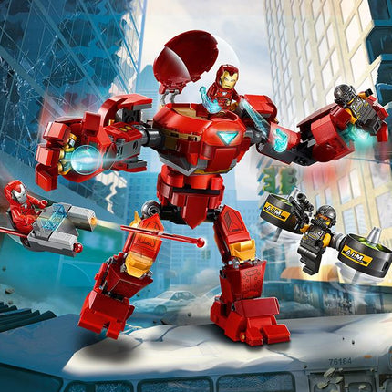 LEGO® Marvel - Vasember Hulkbuster az A.I.M Ügynök elle (76164)