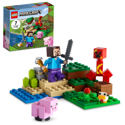 LEGO® Minecraft® - A Creeper™ rajtaütés (21177)