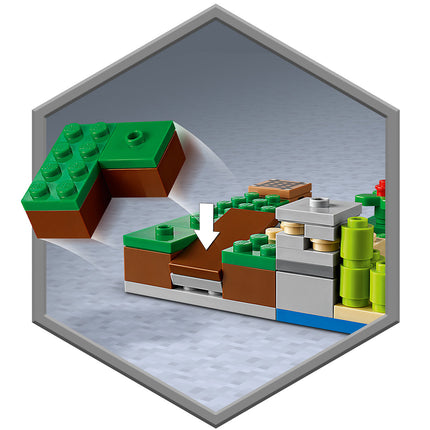 LEGO® Minecraft® - A Creeper™ rajtaütés (21177)