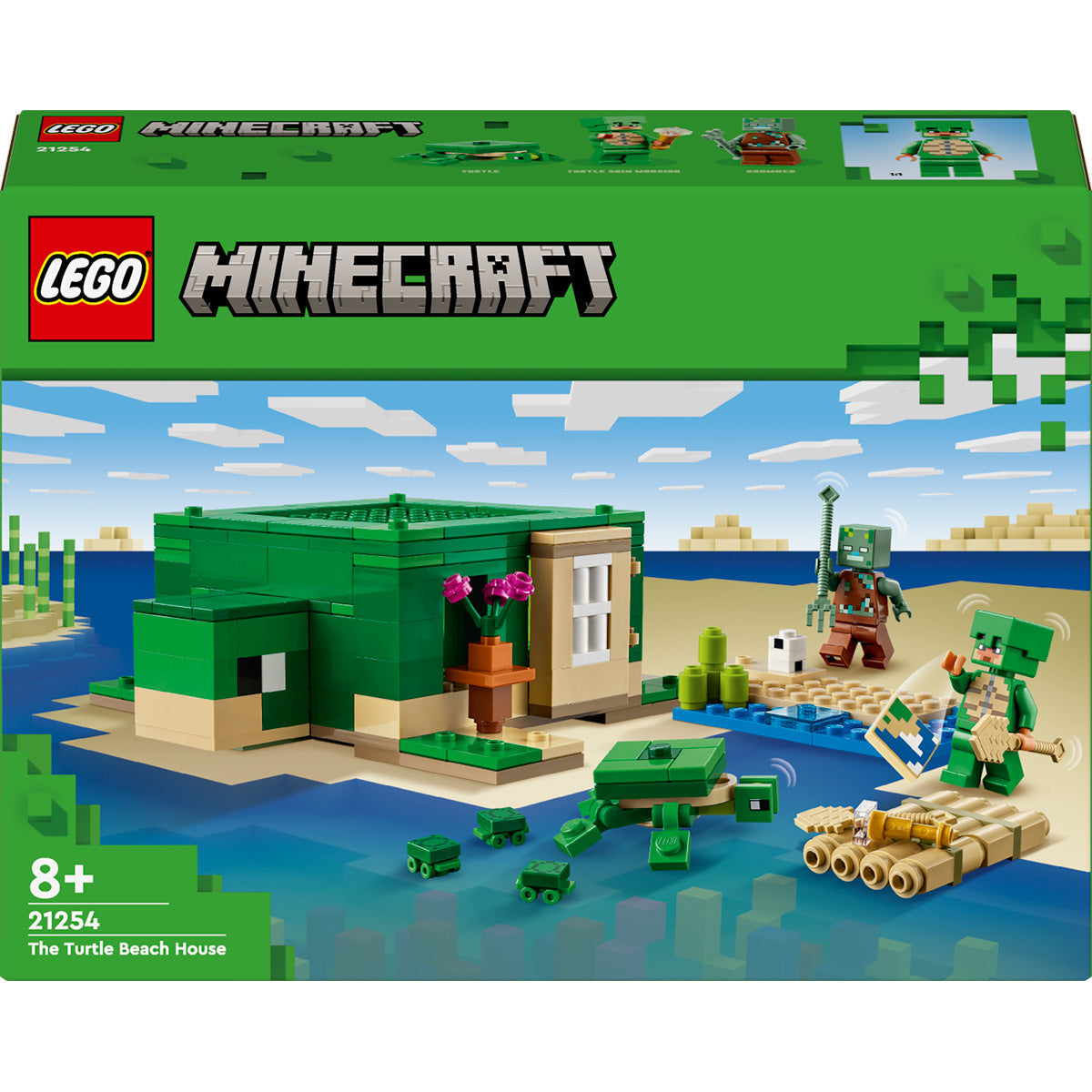 LEGO® Minecraft® - Kornjačina kuća na plaži (21254)