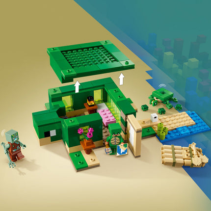 LEGO® Minecraft® - A tengerparti teknősház (21254)