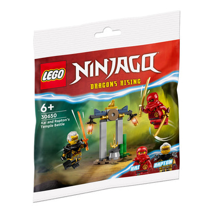 LEGO® NINJAGO® - Kai és Rapton templomi csatája (30650)