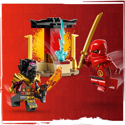 LEGO® NINJAGO® - Kai és Ras autós és motoros csatája (71789)