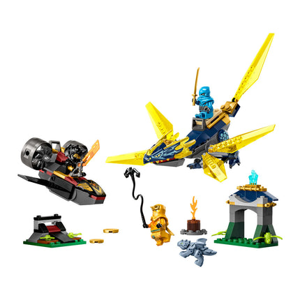 LEGO® NINJAGO® - Nya és Arin csatája a kis sárkány ellen (71798)