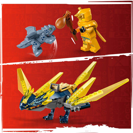 LEGO® NINJAGO® - Nya és Arin csatája a kis sárkány ellen (71798)