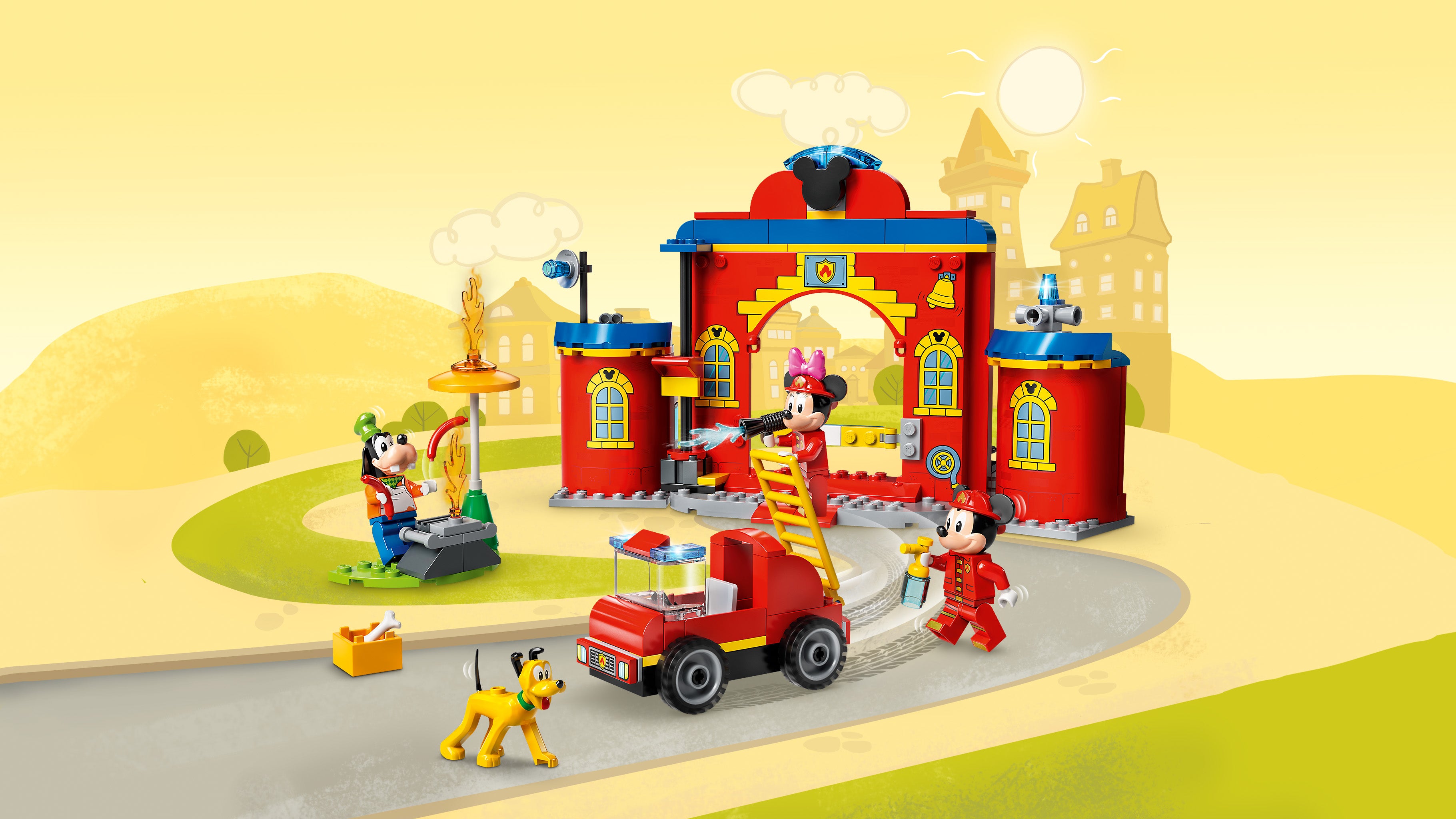 Vatrogasna postaja i kamion Mickeyja i prijatelji