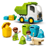 Smetlarski kamion i kante za reciklažu