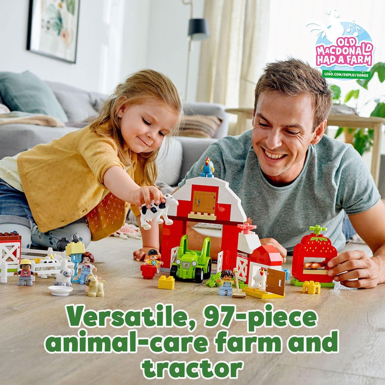 Staja, traktor i briga o životinjama - LEGO® Store Hrvatska