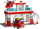 Vatrogasna postaja i helikopter