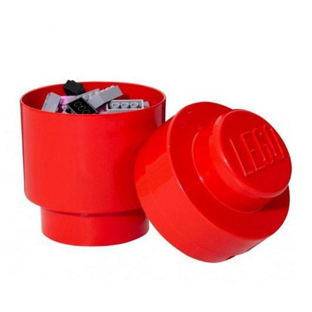 Okrugli spremnik- crveni - LEGO® Store Hrvatska