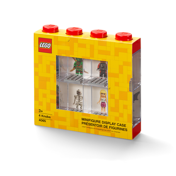 Izložbena kutija s 8 minifigura - crvena