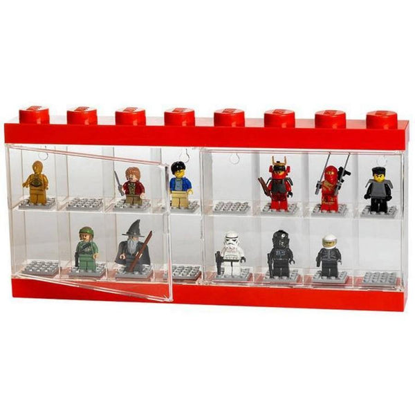 Izložbena kutija 16 minifigura - crvena - LEGO® Store Hrvatska