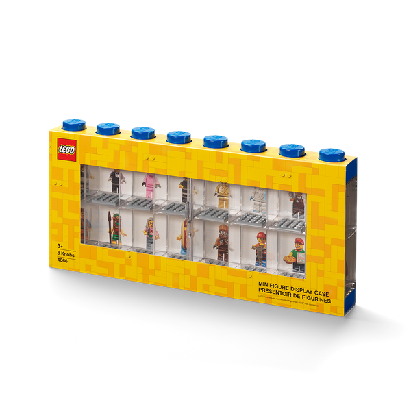 Izložbena kutija 16 minifigura - plava