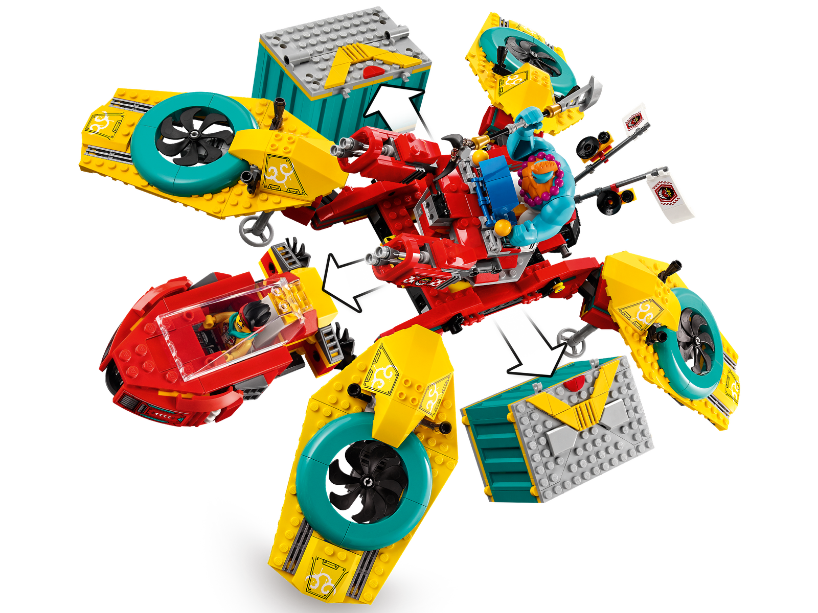 Bespilotni helikopter tima Monkieja Kida - LEGO® Store Hrvatska
